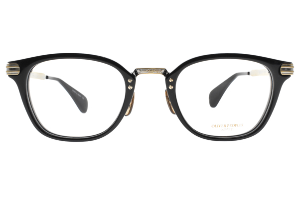 OLIVER PEOPLES 眼鏡CHESSMAN 1005 (黑-銅) 質感雕花款眼鏡